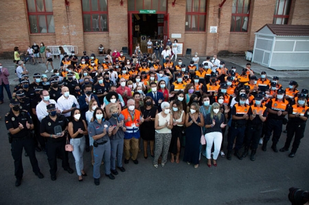 Homenaje a, los colectivos del vacunódromo de Armilla (FERMASA) 
