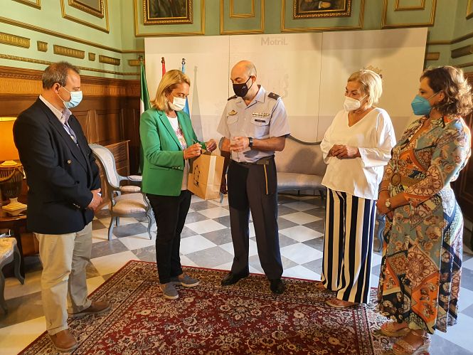 Recepción al comandanted el EVA 9 (AYTO. MOTRIL)