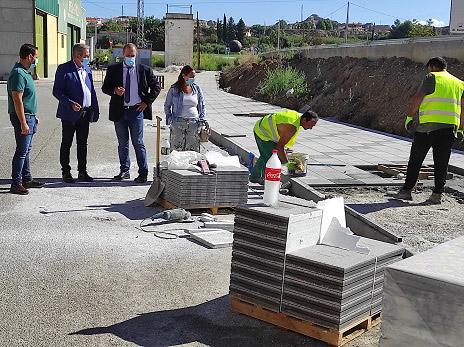 Imagen de la visita a las obras (JUNTA) 