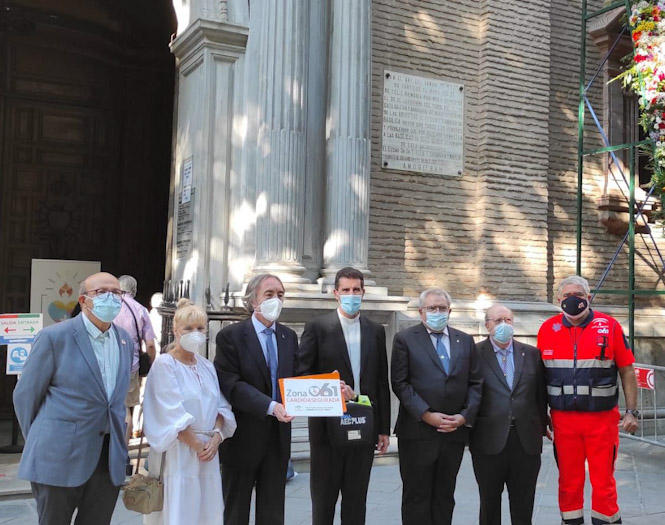 La iglesia de la Virgen de las Angustias es zona Cardioasegurada (JUNTA) 