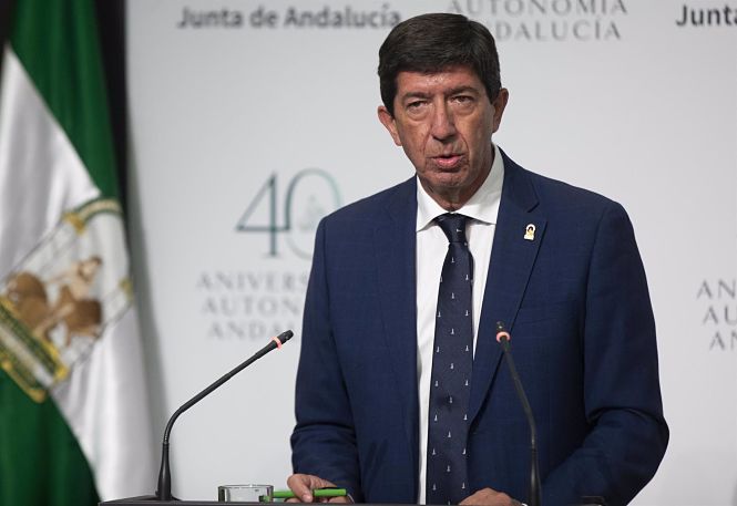 El vicepresidente de la Junta de Andalucía, Juan Marín, en una imagen de archivo (MARÍA JOSÉ LÓPEZ - EUROPA PRESS) 