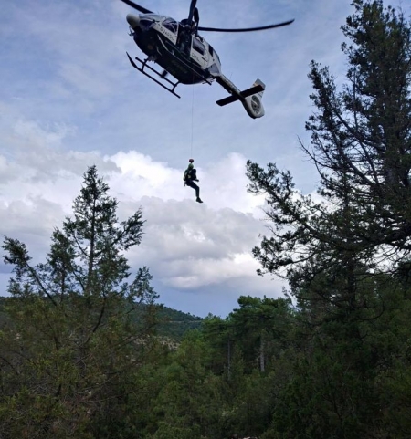 Helicóptero de rescate (GUARDIA CIVIL) 