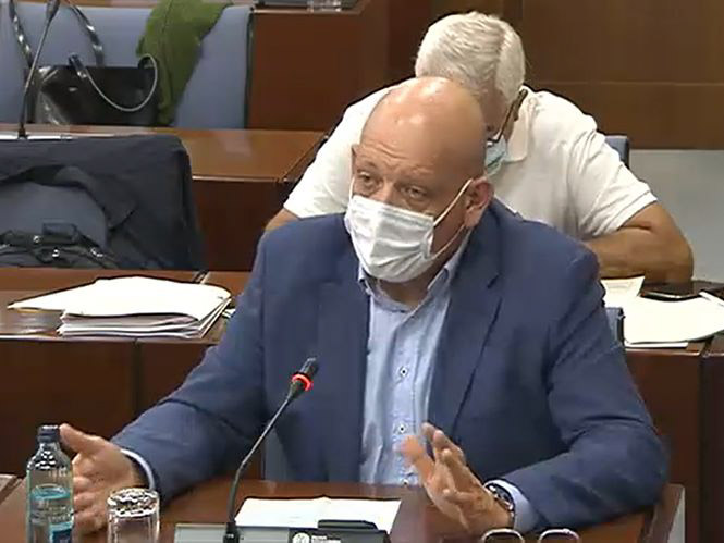 El parlamentario andaluz del PSOE, Gerardo Sánchez (PSOE) 