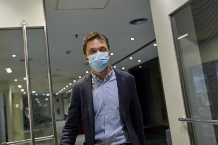  El líder de Más País, Íñigo Errejón, a su llegada a una rueda de prensa (EUROPA PRESS/J. HELLÍN. POOL)