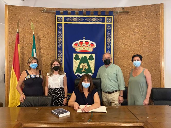 Imagen de la visita al Ayuntamiento de Gójar (DIPUTACIÓN) 