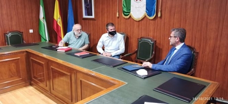 Imagen de la visita al Ayuntamiento de Monachil (JUNTA) 