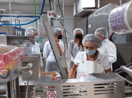 Imagen de una visita a la Fábrica de Nordwik (JUNTA)