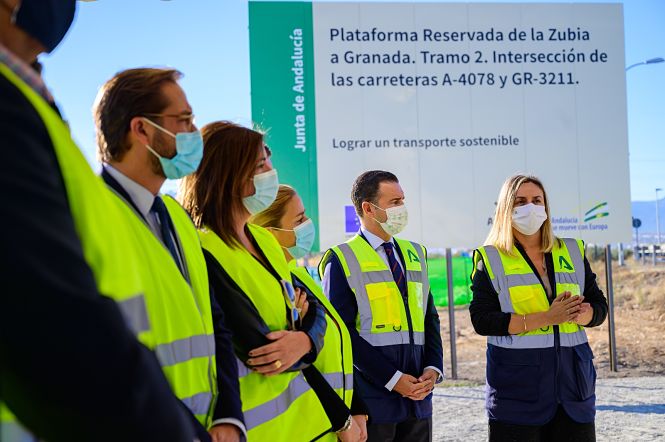 Inicio obra plataforma reservada La Zubia (JUNTA)