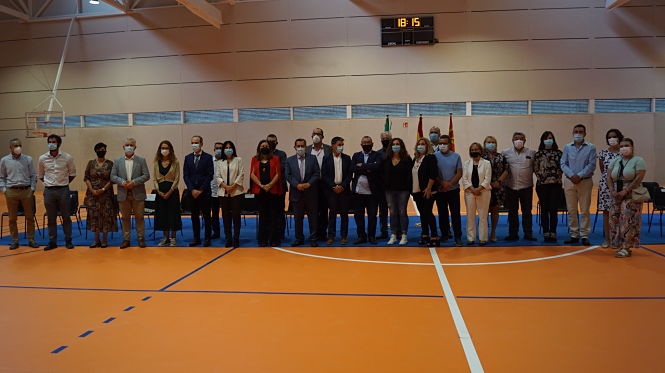 Inauguración del pabellón deportivo (AYUNTAMIENTO) 