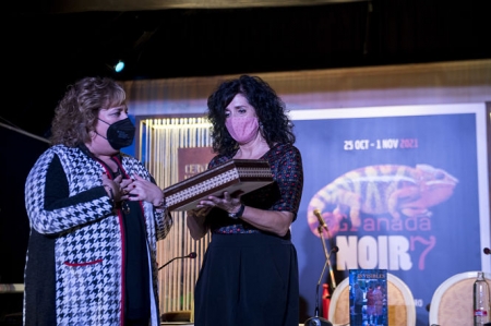 Entrega del premio (GRANADA NOIR) 