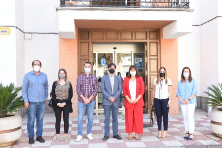 Imagen de la visita a Churriana (DIPUTACIÓN)