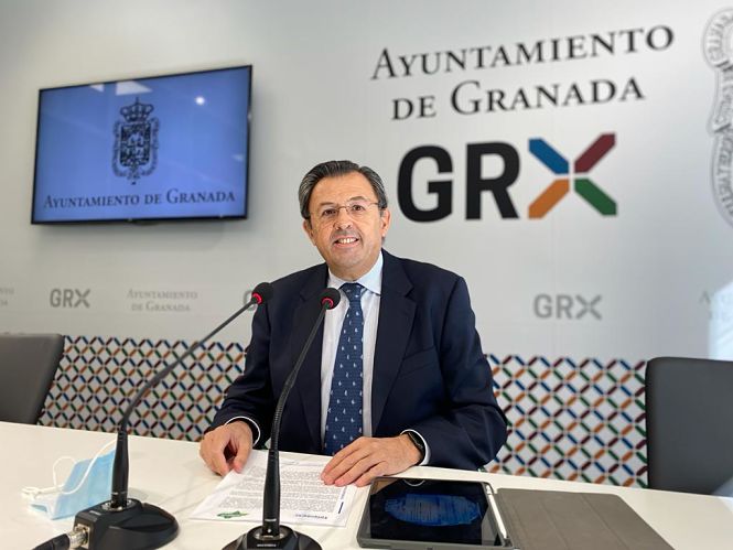 El concejal del PP en el Ayuntamiento de Granada, Carlos Ruiz Cosano (PP)