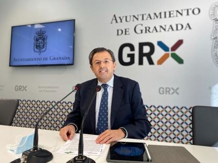 El concejal del PP en el Ayuntamiento de Granada, Carlos Ruiz Cosano (PP)