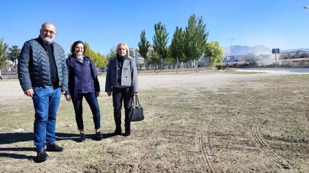 Grupo Municipal de Ciudadanos en los terrenos donde irá el futuro instituto (CIUDADANOS) 