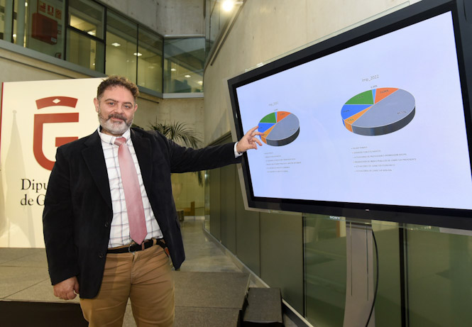 El diputado de Economía y Patrimonio, Antonio García Leiva (R. MARTÍNEZ / DIPGRA)