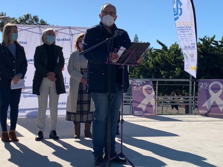 David Martín, de AxSí, en el acto del 25N (AXSÍ) 