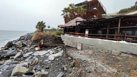 Efectos del temporal en las costas sexitanas (AYTO. ALMUÑÉCAR)