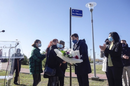 El Ayuntamiento inaugura un parque en honor a Ana Orantes (AYUNTAMIENTO DE GRANADA)