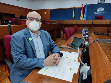 El portavoz de Andalucía por Sí (AxSí) en el Ayuntamiento de Motril (Granada), David Martín (AXSÍ)