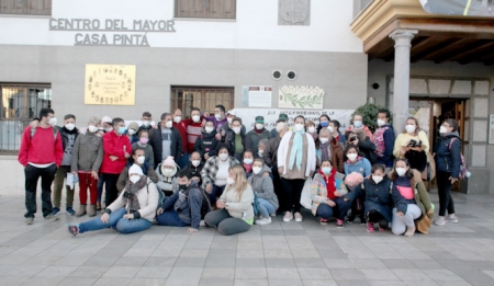 Participantes en la marcha inclusiva (AYTO. LA ZUBIA)
