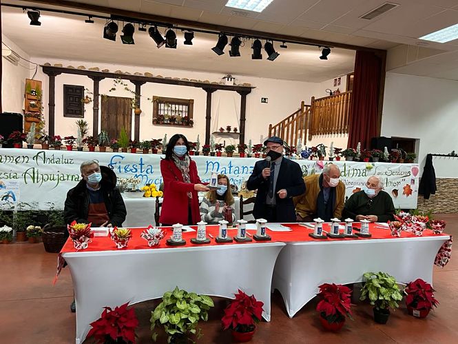 Imagen de la entrega de premios (ASOCIACIÓN CULTURAL LANJARÓN) 