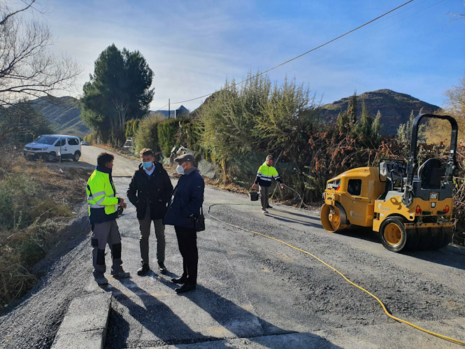Visita a las obras del puente de Belerda (AYTO. GUADIX)