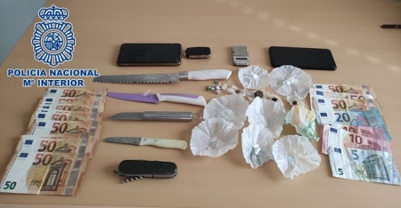 Sustancias y efectos incautados (POLICÍA NACIONAL) 