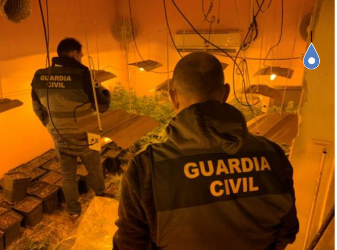 Uno de los centros desarticulados (GUARDIA CIVIL) 