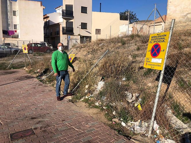 El portavoz de Andalucía Por Sí (AxSí) en el Ayuntamiento de Motril, David Martín, en el Cenicero de La Palma (AXSÍ) 