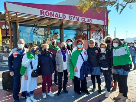 Imagen de la marcha blanca (PODEMOS) 