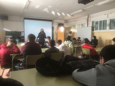 Taller celebrado en el IES Hiponova (AYTO. MONTEFRIO/ ARCHIVO)