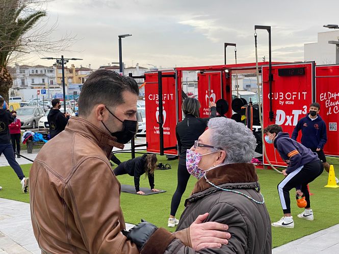 Inauguración del  Cubofit (AYTO. MARACENA)