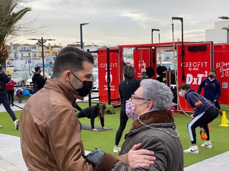 Inauguración del  Cubofit (AYTO. MARACENA)