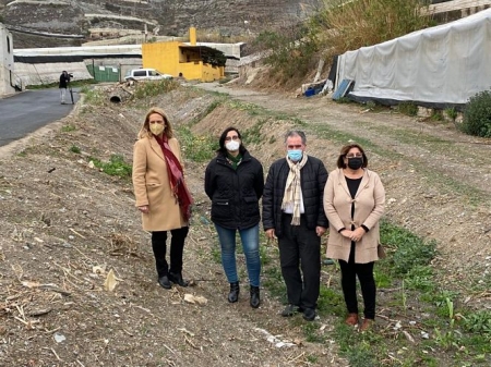 Imagen de la visita a la Rambla de Carchuna (JUNTA)