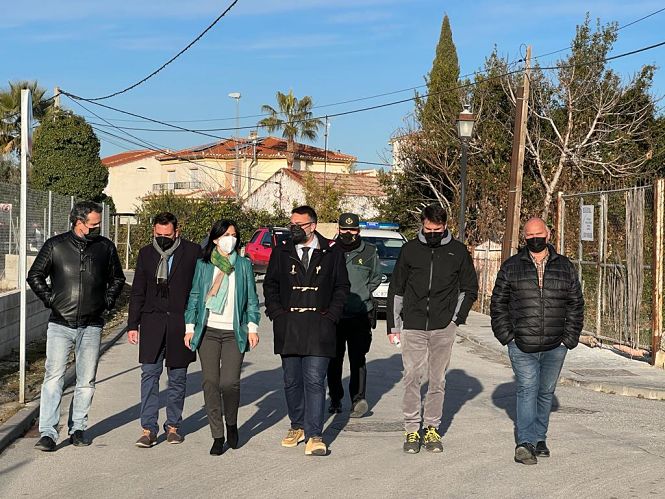 Imagen de la visita a Vegas del Genil (SUBDELEGACIÓN)