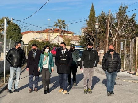 Imagen de la visita a Vegas del Genil (SUBDELEGACIÓN)