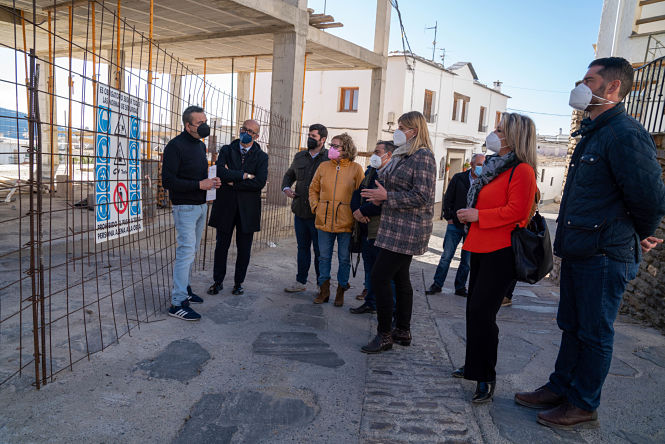 Imagen de la visita a Portugos (PP)