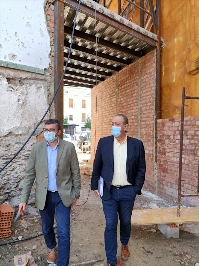 Imagen de la visita a las Obras (JUNTA DE ANDALUCÍA)