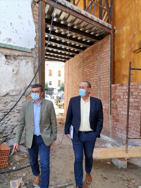 Imagen de la visita a las Obras (JUNTA DE ANDALUCÍA)