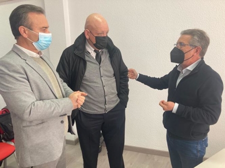 Imagen de la visita a Baza (PSOE)