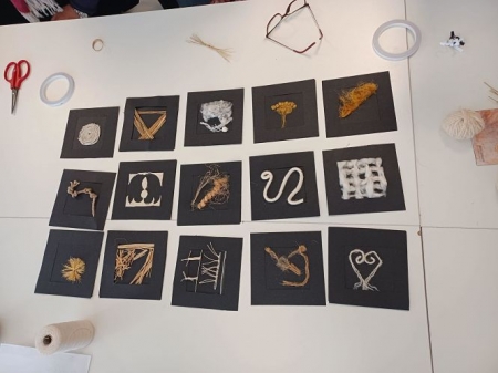 Imagen de uno de los trabajos en el proyecto `Huellas` (AYTO. LA ZUBIA)