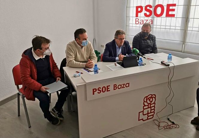Imagen de la rueda de prensa (PSOE)