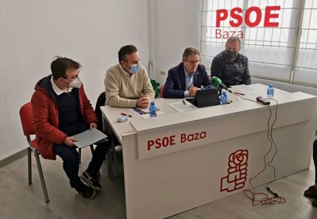 Imagen de la rueda de prensa (PSOE)