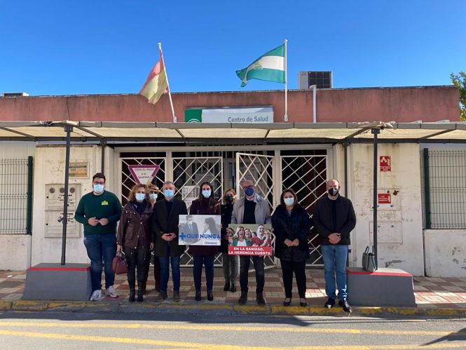 Imagen de la visita al Centro de Salud de Albolote (PP)
