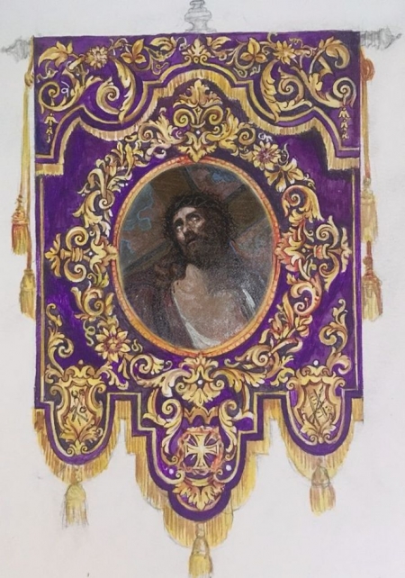 Estandarte de Cristo (VIA CRUCIS) Estandarte de Cristo (VIA CRUCIS)