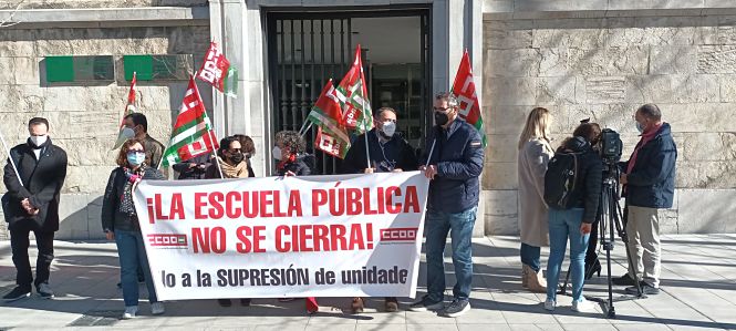 Imagen de la concentración (CCOO)