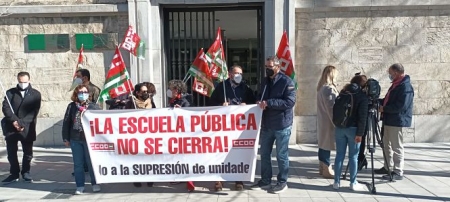 Imagen de la concentración (CCOO)