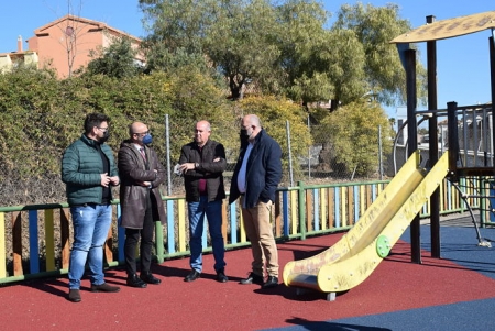 Imagen de la visita a un parque infantil de Albolote (AYTO. ALBOLOTE) 