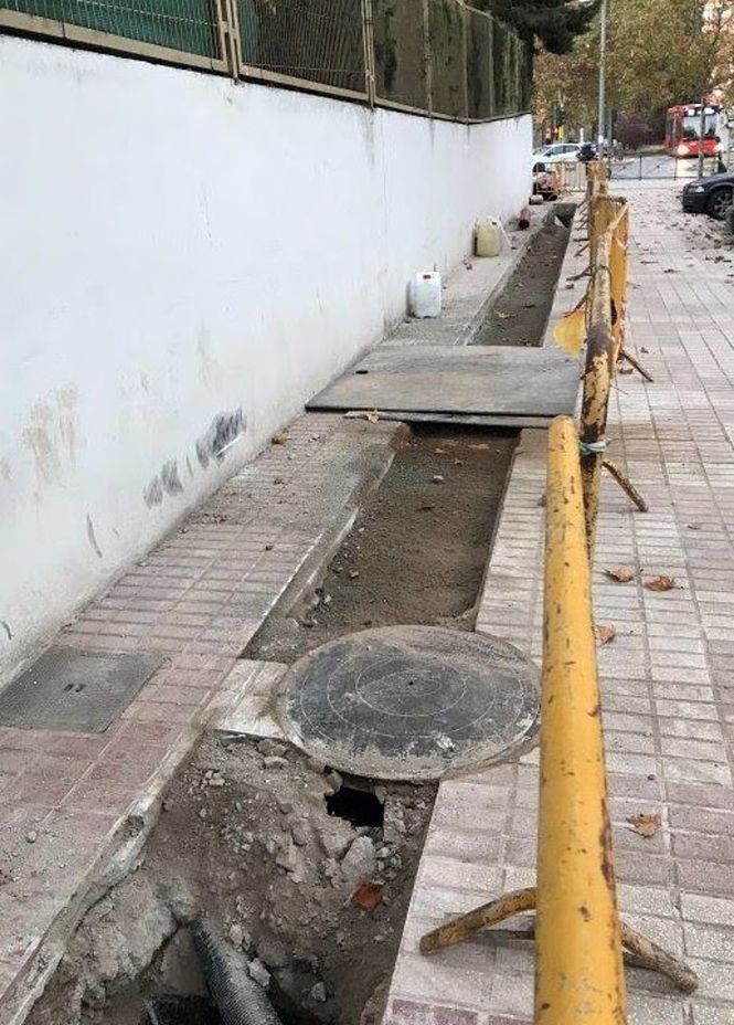 Imagen de obras de Endesa en Granada, en imagen de archivo (ENDESA) 
