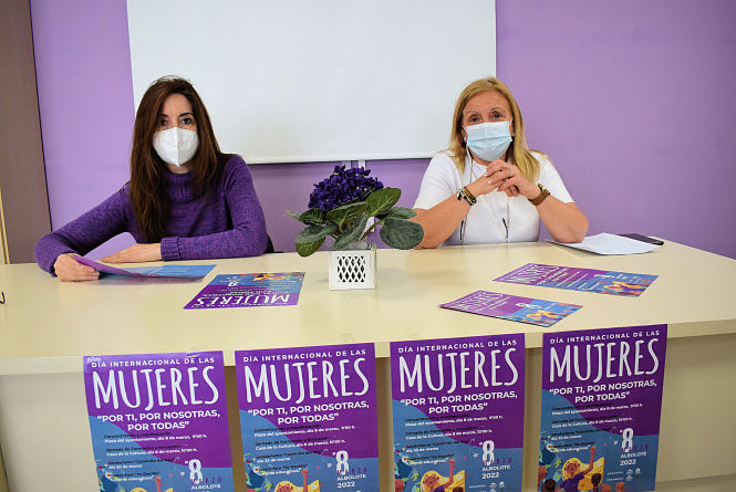 Mari Carmen Calderay y Nuria Pérez han presentado las actividades (AYTO. ALBOLOTE)
